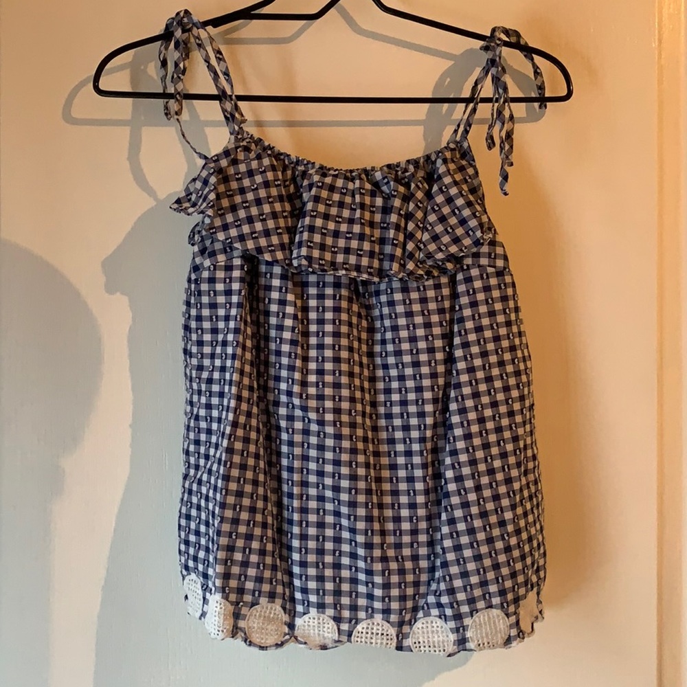 J.Crew gingham tank top
